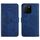 Per Honor X5b 4G / X5b Plus 4G HT03 Custodia in pelle con motivo a farfalla in rilievo (blu)