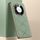 Custodia per telefono cellulare in pelle semplice per Honor X60 (verde)