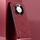Custodia per telefono cellulare in pelle semplice per Honor X60 (rosso vino)