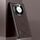 Custodia per telefono cellulare in pelle semplice per Honor X60 (marrone)