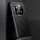 Per Honor X60 Pro Custodia per telefono in pelle liscia per PC (nero)
