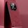 Custodia per telefono in pelle liscia per PC Honor X60 Pro (rosso vino)