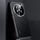 Per vivo X200 Pro Custodia per telefono in pelle liscia per PC (nero)
