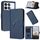 For Redmi K70 Triangle Pattern Buckle Clasp Leather Phone Case(Royal Blue) For Redmi K70 Triangle Pattern Buckle Clasp Leather Phone Case(Royal Blue)