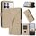 Per Redmi K70 Custodia per telefono in pelle con fibbia a motivo triangolare (oro) Per Redmi K70 Custodia per telefono in pelle con fibbia a motivo triangolare (oro)