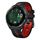 For Garmin Forerunner 965 Two Color Steel Buckle Silicone Watch Band(Black Red) For Garmin Forerunner 965 Two Color Steel Buckle Silicone Watch Band(Black Red)