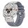 Per Samsung Galaxy Watch Ultra 47mm Cinturino in gomma fluorurata con fibbia in acciaio (grigio argento) Per Samsung Galaxy Watch Ultra 47mm Cinturino in gomma fluorurata con fibbia in acciaio (grigio argento)