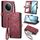 Per vivo Y300 Pro Custodia per telefono in pelle con fibbia laterale con cerniera geometrica (rosso) Per vivo Y300 Pro Custodia per telefono in pelle con fibbia laterale con cerniera geometrica (rosso)