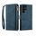 Per Samsung Galaxy S24 Ultra 5G ESEBLE Retro Frosted RFID Flip Custodia in Pelle per Telefono (Verde Scuro)