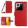Per Xiaomi 15 Custodia in pelle con stampa a fiore di sole e cordino (rosso) Per Xiaomi 15 Custodia in pelle con stampa a fiore di sole e cordino (rosso)