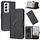For OPPO Reno12 Global Triangle Pattern Buckle Clasp Leather Phone Case(Black) For OPPO Reno12 Global Triangle Pattern Buckle Clasp Leather Phone Case(Black)