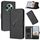 For OPPO Reno12 F 4G Triangle Pattern Buckle Clasp Leather Phone Case(Black) For OPPO Reno12 F 4G Triangle Pattern Buckle Clasp Leather Phone Case(Black)