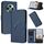 For OPPO Reno12 F 4G Triangle Pattern Buckle Clasp Leather Phone Case(Royal Blue) For OPPO Reno12 F 4G Triangle Pattern Buckle Clasp Leather Phone Case(Royal Blue)