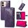 For vivo Y37 Pro Mandala Flower Embossed Leather Phone Case(Purple)