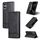 Per Samsung Galaxy S25 5G AZNS Custodia per telefono in pelle con texture di vitello magnetica (nero) Per Samsung Galaxy S25 5G AZNS Custodia per telefono in pelle con texture di vitello magnetica (nero)
