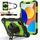 Per Xiaomi Redmi Pad SE 8.7 Custodia per tablet PC ibrida in silicone con robot a contrasto di colore (nero giallo verde) Per Xiaomi Redmi Pad SE 8.7 Custodia per tablet PC ibrida in silicone con robot a contrasto di colore (nero giallo verde)