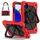 Per Xiaomi Redmi Pad SE 8.7 Custodia per tablet PC ibrida in silicone con robot a contrasto di colore (rosso nero) Per Xiaomi Redmi Pad SE 8.7 Custodia per tablet PC ibrida in silicone con robot a contrasto di colore (rosso nero)