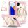 Per Xiaomi Redmi Pad SE 8.7 Custodia per tablet PC ibrida in silicone con robot a contrasto di colore (oro rosa beige) Per Xiaomi Redmi Pad SE 8.7 Custodia per tablet PC ibrida in silicone con robot a contrasto di colore (oro rosa beige)