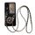 Per OPPO Find N3 Flip Camellia Plaid Fabric PC Phone Case con cordino lungo (nero) Per OPPO Find N3 Flip Camellia Plaid Fabric PC Phone Case con cordino lungo (nero)