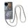 Per OPPO Find N3 Flip Camellia Plaid Fabric PC Phone Case con cordino lungo (blu) Per OPPO Find N3 Flip Camellia Plaid Fabric PC Phone Case con cordino lungo (blu)