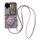 Per OPPO Find N3 Flip Camellia Plaid Fabric PC Phone Case con cordino lungo (viola) Per OPPO Find N3 Flip Camellia Plaid Fabric PC Phone Case con cordino lungo (viola)