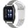 Per Garmin Watch 20mm Cinturino in silicone bicolore a forma di I (bianco + grigio) Per Garmin Watch 20mm Cinturino in silicone bicolore a forma di I (bianco + grigio)