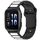 Per Garmin Watch 20mm Cinturino in silicone bicolore a forma di I (nero + bianco) Per Garmin Watch 20mm Cinturino in silicone bicolore a forma di I (nero + bianco)