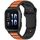 Per Garmin Watch 20mm Cinturino in silicone bicolore a forma di I (nero + arancione) Per Garmin Watch 20mm Cinturino in silicone bicolore a forma di I (nero + arancione)