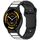 Per Garmin Watch 22mm Cinturino in silicone bicolore a forma di I (nero + bianco) Per Garmin Watch 22mm Cinturino in silicone bicolore a forma di I (nero + bianco)