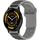 Per Garmin Watch 22mm Cinturino in silicone bicolore a forma di I (grigio + nero)