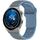 Per Huawei Watch 20mm Cinturino in silicone bicolore a forma di I (blu + grigio)
