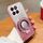 Per Honor X6b Custodia per telefono in TPU con supporto rotondo glitterato sfumato placcato (rosa) Per Honor X6b Custodia per telefono in TPU con supporto rotondo glitterato sfumato placcato (rosa)