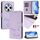 For Redmi 14C 4G Smile Embossing RFID Leather Phone Case(Light Purple)
