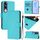 For vivo V40 Lite 5G IDN Skin Feel Solid Color Leather Phone Case with Lanyard(Lake Blue) For vivo V40 Lite 5G IDN Skin Feel Solid Color Leather Phone Case with Lanyard(Lake Blue)