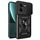 Per vivo iQOO Z9x Custodia per fotocamera scorrevole in TPU+PC (nero)