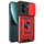 Per vivo iQOO Z9x Custodia per fotocamera scorrevole in TPU+PC (rosso)