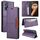 For Realme 9i GQUTROBE G01 RFID Anti-theft Leather Phone Case(Purple)