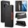 For Realme 12 Pro+ GQUTROBE G01 RFID Anti-theft Leather Phone Case(Black)