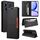 For Realme C53 4G GQUTROBE G01 RFID Anti-theft Leather Phone Case(Black)