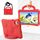 For Honor Pad X9 Handle Football Shaped EVA Shockproof Tablet Case(Red)