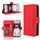 Per OPPO Reno12 Pro 5G Custodia per telefono in pelle con slot per schede e texture in vitello con effetto pelle di vitello globale (rosso) Per OPPO Reno12 Pro 5G Custodia per telefono in pelle con slot per schede e texture in vitello con effetto pelle di vitello globale (rosso)