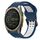 Per Garmin Fenix 8 MIP 47mm cinturino in silicone bicolore con fibbia inversa da 22mm (blu+bianco) Per Garmin Fenix 8 MIP 47mm cinturino in silicone bicolore con fibbia inversa da 22mm (blu+bianco)