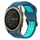 Per Garmin Fenix 8 MIP 47mm cinturino in silicone bicolore con fibbia inversa 22mm (blu+verde acqua) Per Garmin Fenix 8 MIP 47mm cinturino in silicone bicolore con fibbia inversa 22mm (blu+verde acqua)
