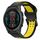 Per Garmin Fenix E 47mm cinturino in silicone bicolore con fibbia inversa da 22mm (nero+giallo) Per Garmin Fenix E 47mm cinturino in silicone bicolore con fibbia inversa da 22mm (nero+giallo)