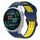 Per Garmin Fenix 8 AMOLED 43mm cinturino in silicone bicolore con fibbia inversa da 20mm (blu+giallo) Per Garmin Fenix 8 AMOLED 43mm cinturino in silicone bicolore con fibbia inversa da 20mm (blu+giallo)