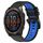 Per Garmin Fenix 8 AMOLED 47mm Sportivo Cinturino in silicone bicolore 22mm (nero+blu) Per Garmin Fenix 8 AMOLED 47mm Sportivo Cinturino in silicone bicolore 22mm (nero+blu)