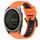 Per Garmin Fenix 8 MIP 47mm Cinturino sportivo bicolore in silicone da 22mm (arancione+nero) Per Garmin Fenix 8 MIP 47mm Cinturino sportivo bicolore in silicone da 22mm (arancione+nero)