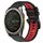Per Garmin Fenix 8 MIP 47mm Cinturino sportivo bicolore in silicone da 22mm (nero+rosso) Per Garmin Fenix 8 MIP 47mm Cinturino sportivo bicolore in silicone da 22mm (nero+rosso)