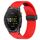 Per Garmin Enduro 3 Hole Folding Buckle 26mm Cinturino in silicone (rosso)