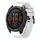 Per Garmin Fenix 8 AMOLED 51mm Quick Release 26mm Cinturino in silicone (bianco) Per Garmin Fenix 8 AMOLED 51mm Quick Release 26mm Cinturino in silicone (bianco)
